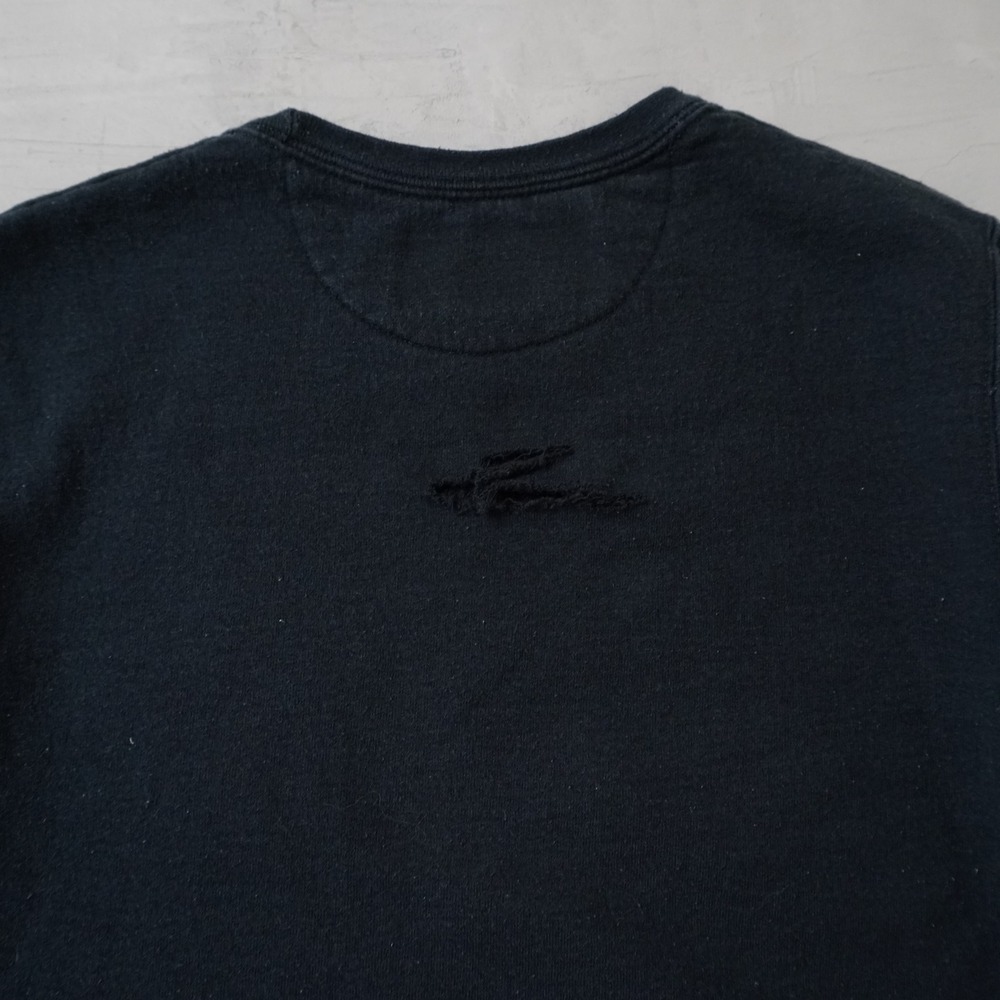 Champion Eco Authentic Mens Crewneck Sweatshirt Black Fleece Pullover Large L - Picture 4 of 8